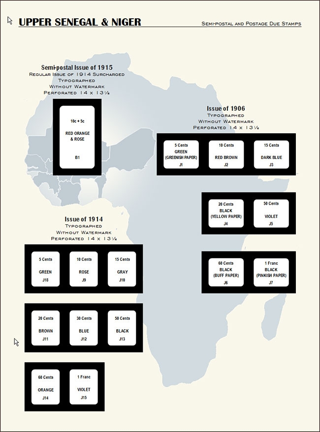 Upper Senegal and Niger new with stamps 4