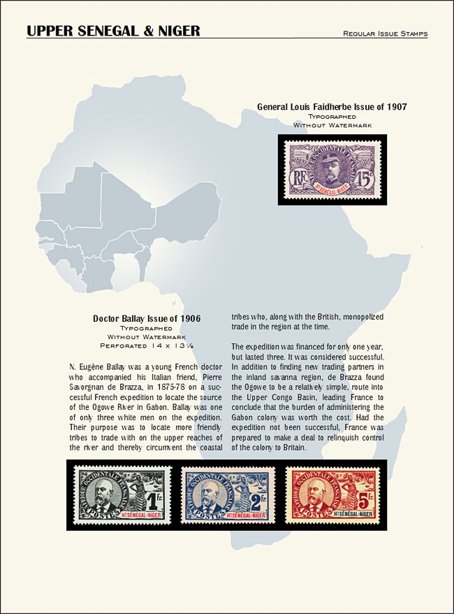 Upper Senegal and Niger new with stamps 2